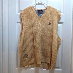 Tommy Hilfiger Golf Sweater Vest Bermuda Golf Club Knit Sweater
